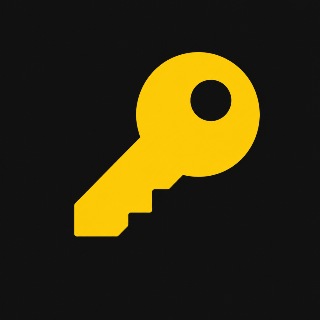 yellow key icon